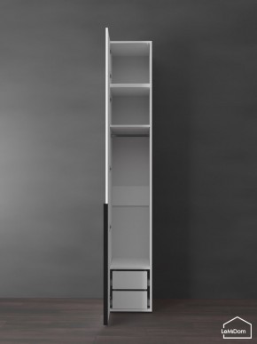 Шкаф с антресолью Linnea MHR-1A-3 2450х400х510 (Белый-М 11.1.2) в Копейске - kopejsk.ok-mebel.com | фото 5