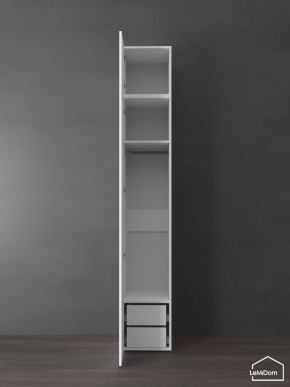 Шкаф с антресолью Linnea MHR-1POA-3 2450х400х510 (Белый-М 11.1.1) в Копейске - kopejsk.ok-mebel.com | фото 5