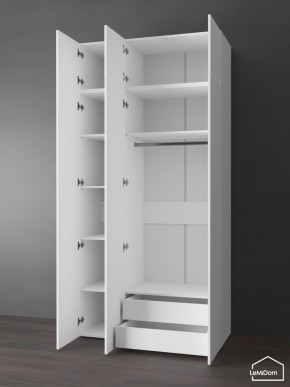 Шкаф с антресолью Linnea MHR-3POA-2 2450х1200х510 (Белый-М 11.1.2) в Копейске - kopejsk.ok-mebel.com | фото 5