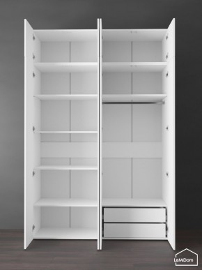 Шкаф с антресолью Linnea MHR-4POA-2 2450х1600х510 (Белый-М 11.1.1) в Копейске - kopejsk.ok-mebel.com | фото 5
