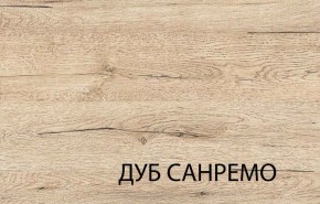 Шкаф-витрина 1V1D OSKAR , цвет дуб Санремо в Копейске - kopejsk.ok-mebel.com | фото 5