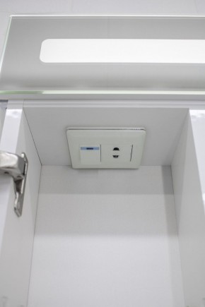 Шкаф-зеркало Аврора 60 с подсветкой LED Домино (DV8005HZ) в Копейске - kopejsk.ok-mebel.com | фото 10