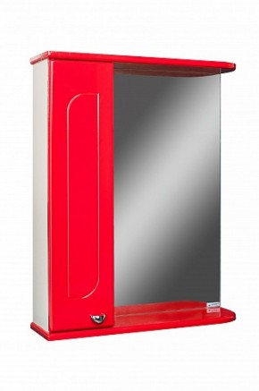 Шкаф-зеркало Радуга Красный 50 левый АЙСБЕРГ (DA1122HZR) в Копейске - kopejsk.ok-mebel.com | фото 1
