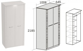 Спальный гарнитур Элана (модульная) Бодега белая в Копейске - kopejsk.ok-mebel.com | фото 10