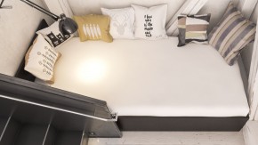 Стандарт Кровать 0900, цвет венге, ШхГхВ 93,5х203,5х70 см., сп.м. 900х2000 мм., без матраса, основание есть в Копейске - kopejsk.ok-mebel.com | фото 6