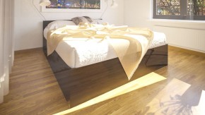 Стандарт Кровать 1600, цвет венге, ШхГхВ 163,5х203,5х70 см., сп.м. 1600х2000 мм., без матраса, основание есть в Копейске - kopejsk.ok-mebel.com | фото 6
