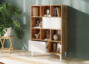 Стеллаж Арбат (белый) в Копейске - kopejsk.ok-mebel.com | фото 3