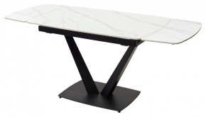 Стол ALATRI 120 MATT WHITE MARBLE SOLID CERAMIC / BLACK, ®DISAUR в Копейске - kopejsk.ok-mebel.com | фото 10