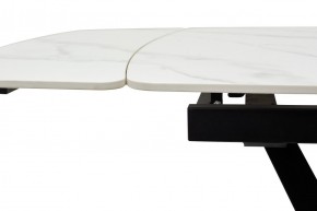 Стол ALATRI 120 MATT WHITE MARBLE SOLID CERAMIC / BLACK, ®DISAUR в Копейске - kopejsk.ok-mebel.com | фото 5