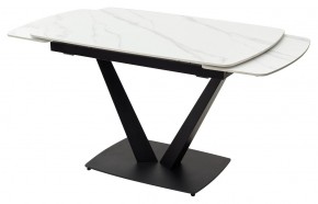 Стол ALATRI 120 MATT WHITE MARBLE SOLID CERAMIC / BLACK, ®DISAUR в Копейске - kopejsk.ok-mebel.com | фото 8