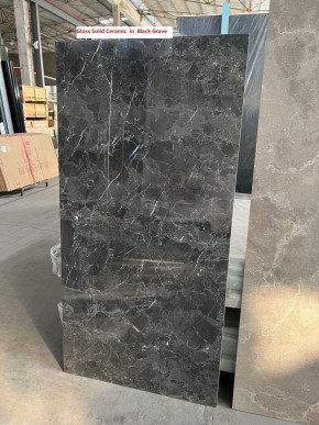 Стол ALES 180 BLACK GRAVE SOLID CERAMIC, керамика / бронзовый, ®DISAUR в Копейске - kopejsk.ok-mebel.com | фото 3