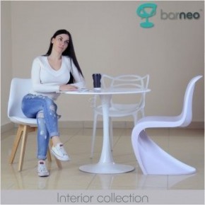 Стол Barneo T-3 Tulip style (RAL9003 белый, D100) в Копейске - kopejsk.ok-mebel.com | фото 5