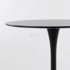 Стол Barneo T-3 Tulip style (RAL9017 черный, D90) в Копейске - kopejsk.ok-mebel.com | фото