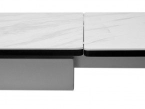 Стол BELLUNO 160 MARBLES KL-99 Белый мрамор матовый, итальянская керамика/ белый каркас, ®DISAUR в Копейске - kopejsk.ok-mebel.com | фото 9