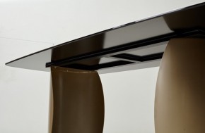 Стол BRONTE 220 KL-188 Контрастный мрамор матовый, итальянская керамика/ Шампань, ®DISAUR в Копейске - kopejsk.ok-mebel.com | фото 6