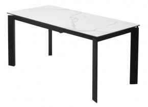 Стол CORNER 120 HIGH GLOSS STATUARIO керамика, стекло/ черный каркас, ®DISAUR в Копейске - kopejsk.ok-mebel.com | фото 6