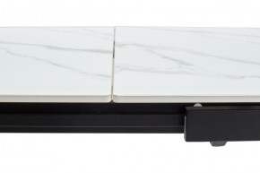 Стол CORNER 120 MATT WHITE MARBLE SOLID CERAMIC / BLACK, ®DISAUR в Копейске - kopejsk.ok-mebel.com | фото 8