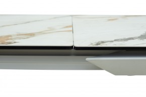 Стол CREMONA 160 KL-188 Контрастный мрамор / белый каркас, ®DISAUR в Копейске - kopejsk.ok-mebel.com | фото 5