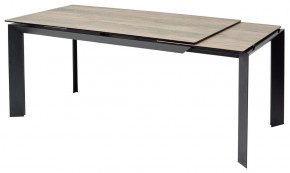 Стол CREMONA 180 KL-61 Под дерево, итальянская керамика / черный каркас, ®DISAUR в Копейске - kopejsk.ok-mebel.com | фото 7