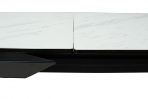 Стол CREMONA 180 KL-99 Белый мрамор матовый, итальянская керамика / черный каркас, ®DISAUR в Копейске - kopejsk.ok-mebel.com | фото 12