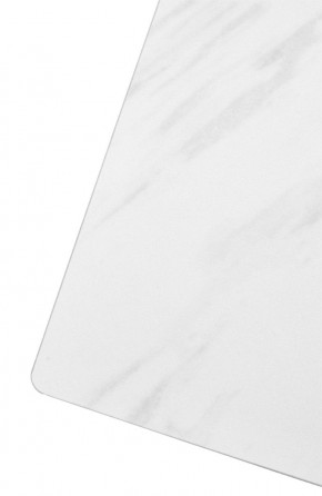 Стол FONDI 180 MARBLES KL-99 Белый мрамор матовый, итальянская керамика/ черный каркас, ®DISAUR в Копейске - kopejsk.ok-mebel.com | фото 6