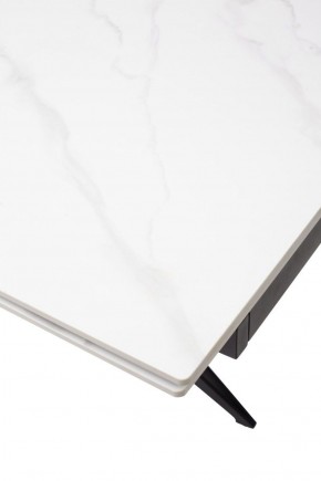 Стол FORIO 160 MATT WHITE MARBLE SOLID CERAMIC / BLACK, ®DISAUR в Копейске - kopejsk.ok-mebel.com | фото 9