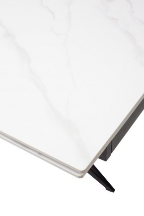 Стол FORIO 160 MATT WHITE MARBLE SOLID CERAMIC / BLACK, ®DISAUR в Копейске - kopejsk.ok-mebel.com | фото 9