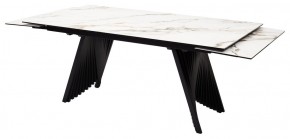 Стол IVAR 180 MARBLES KL-188 Контрастный мрамор, итальянская керамика, ®DISAUR в Копейске - kopejsk.ok-mebel.com | фото 7