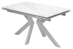 Стол Кентукки 3 140 БЕЛЫЙ МРАМОР, стекло / БЕЛЫЙ, М-City в Копейске - kopejsk.ok-mebel.com | фото 5