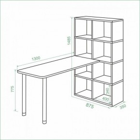 Стол компьютерный Bartolo в Копейске - kopejsk.ok-mebel.com | фото 2