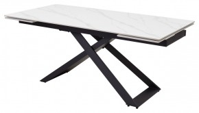 Стол LIVORNO 180 MATT WHITE MARBLE SOLID CERAMIC / BLACK, ®DISAUR в Копейске - kopejsk.ok-mebel.com | фото 2