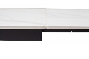 Стол LIVORNO 180 MATT WHITE MARBLE SOLID CERAMIC / BLACK, ®DISAUR в Копейске - kopejsk.ok-mebel.com | фото 3