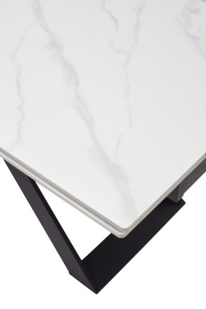 Стол LIVORNO 180 MATT WHITE MARBLE SOLID CERAMIC / BLACK, ®DISAUR в Копейске - kopejsk.ok-mebel.com | фото 9