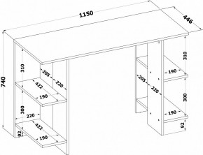 Стол письменный СПМ-28 в Копейске - kopejsk.ok-mebel.com | фото 5