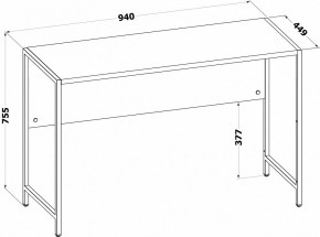 Стол письменный СПМ-400.9 в Копейске - kopejsk.ok-mebel.com | фото 3
