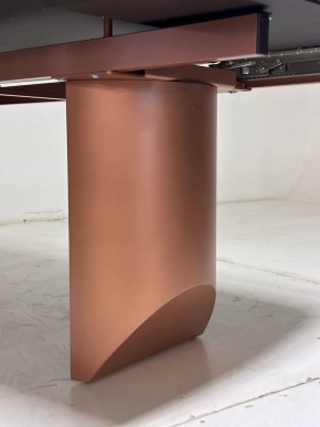 Стол ПУАНТО 200 TITANIUM LAWA NERO, керамика / МЕДЬ каркас М-City в Копейске - kopejsk.ok-mebel.com | фото 5