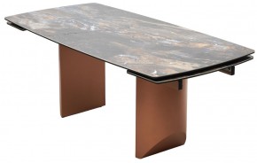 Стол ПУАНТО 200 TITANIUM LAWA NERO, керамика / МЕДЬ каркас М-City в Копейске - kopejsk.ok-mebel.com | фото 8