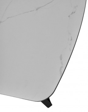 Стол RASMUS 160 TL-45 Белый мрамор, испанская керамика / черный каркас, ®DISAUR в Копейске - kopejsk.ok-mebel.com | фото 6