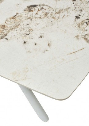 Стол RIVOLI 140 GLOSS LUXURY PANDORA SOLID CERAMIC / WHITE, ®DISAUR в Копейске - kopejsk.ok-mebel.com | фото 10