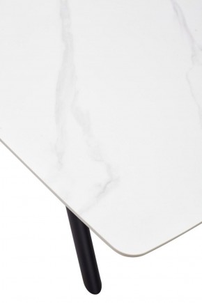 Стол RIVOLI 140 MATT WHITE MARBLE SOLID CERAMIC / BLACK, ®DISAUR в Копейске - kopejsk.ok-mebel.com | фото 9