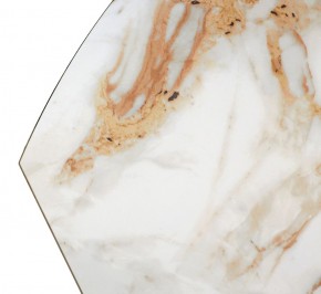 Стол TERAMO 135 GLOSS GRAND JADE SOLID CERAMIC, керамика, поворотн.механизм / Черный каркас, ®DISAUR в Копейске - kopejsk.ok-mebel.com | фото 13