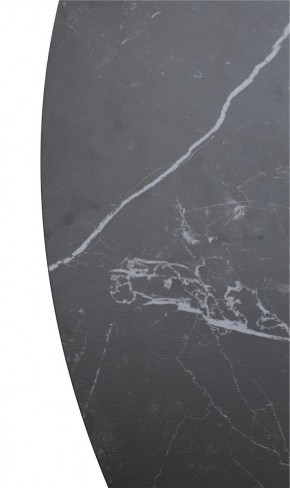 Стол TERNI 120 MATT BLACK MARBLE SOLID CERAMIC Черный мрамор матовый, керамика /Черн.каркас, ®DISAUR в Копейске - kopejsk.ok-mebel.com | фото 9