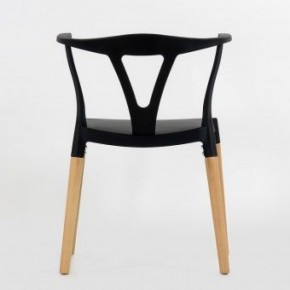 Стул Barneo N-218 Wishbone интерьерный кухонный черный в Копейске - kopejsk.ok-mebel.com | фото 2