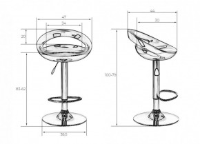 Стул барный DOBRIN DISCO LM-1010 (черный) в Копейске - kopejsk.ok-mebel.com | фото 2
