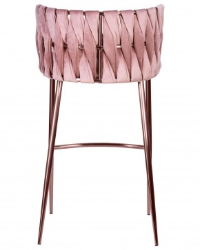 Стул барный DOBRIN EMMA ROSE GOLD, розовый велюр (VF-10) в Копейске - kopejsk.ok-mebel.com | фото 5