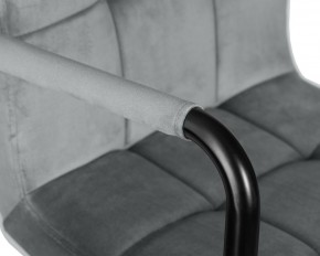 Стул барный DOBRIN KRUGER ARM BLACK, серый велюр (MJ9-75) в Копейске - kopejsk.ok-mebel.com | фото 7
