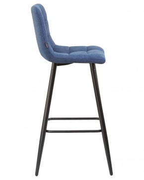 Стул барный DOBRIN NICOLE, черные матовые ножки, синяя ткань (UF860-14B) в Копейске - kopejsk.ok-mebel.com | фото 3