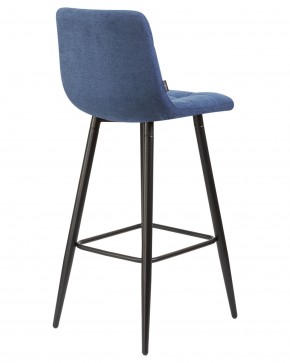Стул барный DOBRIN NICOLE, черные матовые ножки, синяя ткань (UF860-14B) в Копейске - kopejsk.ok-mebel.com | фото 4