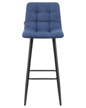 Стул барный DOBRIN NICOLE, черные матовые ножки, синяя ткань (UF860-14B) в Копейске - kopejsk.ok-mebel.com | фото 6