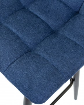 Стул барный DOBRIN NICOLE, черные матовые ножки, синяя ткань (UF860-14B) в Копейске - kopejsk.ok-mebel.com | фото 8